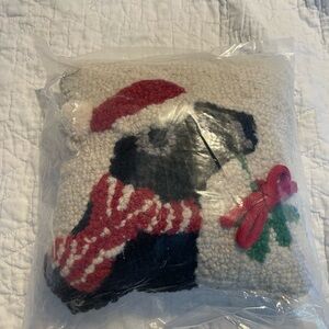 Mud Pie decorative Christmas pillow. New in bag. Never used.